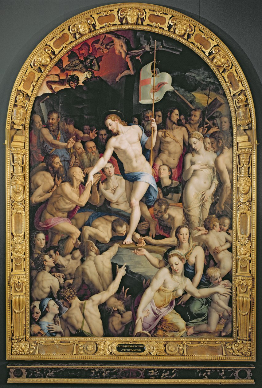 Krisztus Limbóban, 1552 alkotó: Agnolo Bronzino
