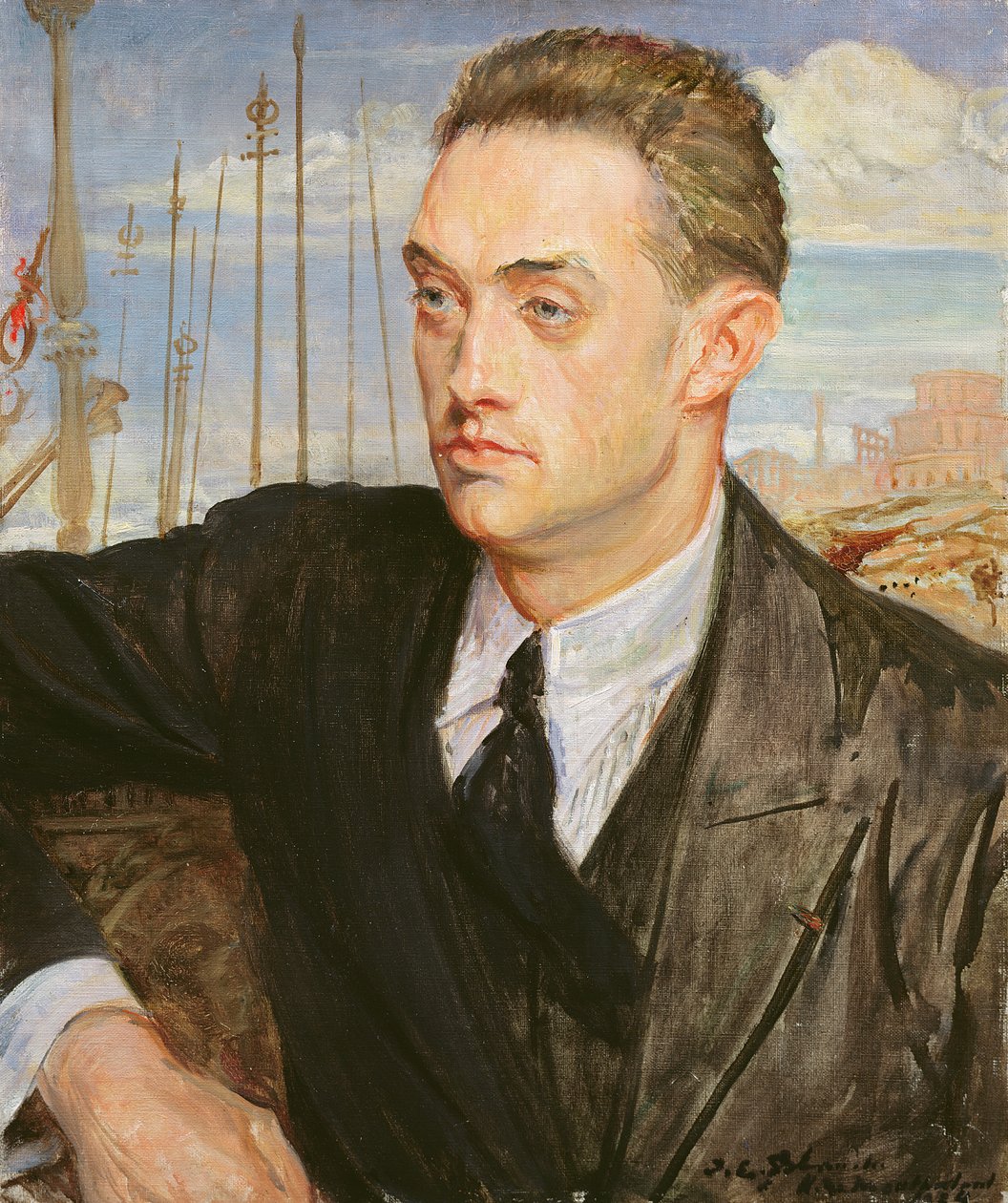 Henry de Montherlant (1895-1972) portréja 1923 alkotó: Jacques Emile Blanche