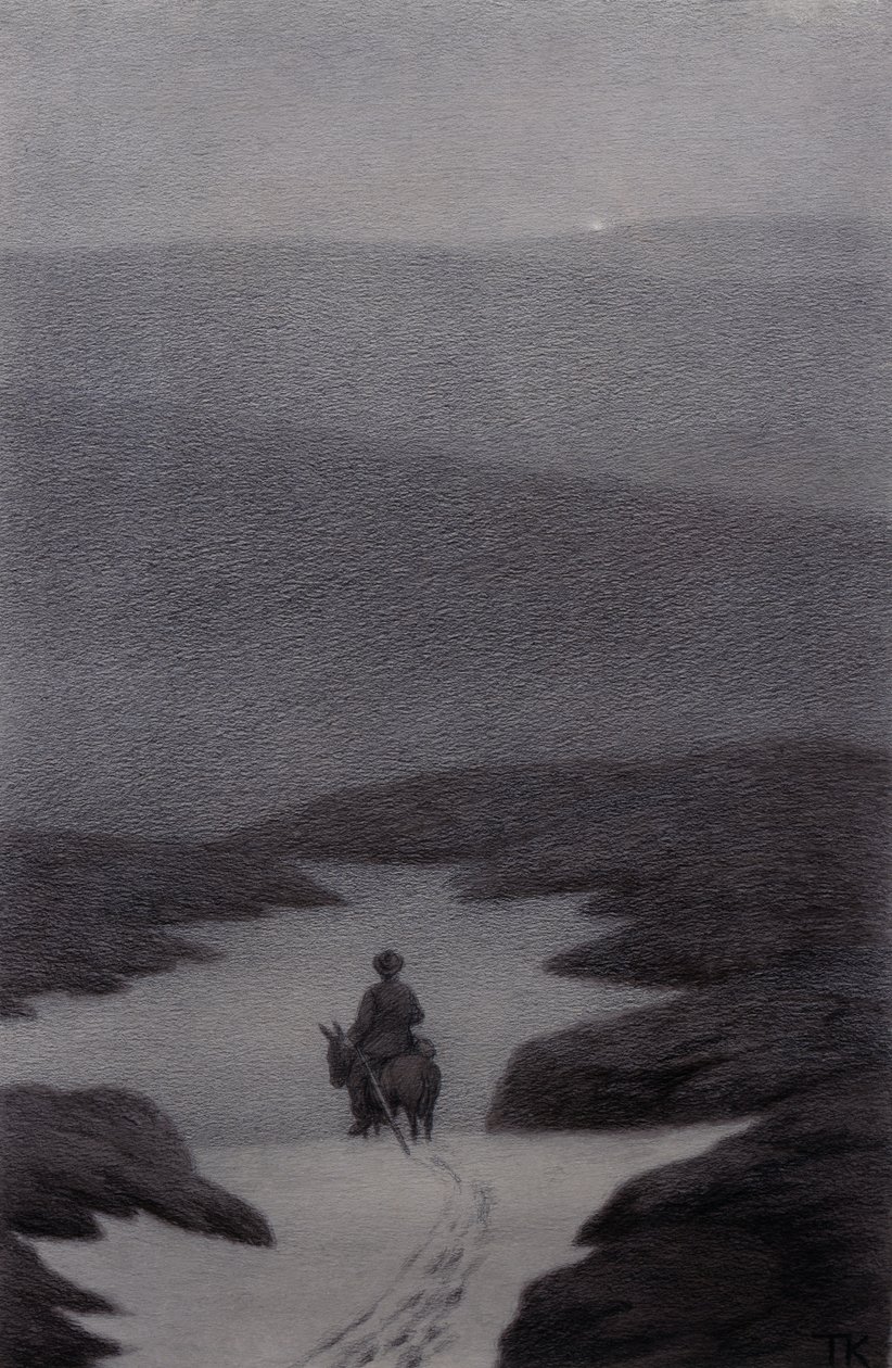 Igen, látok valamit messziről – mondta a fiú, az csillog alkotó: Theodor Kittelsen