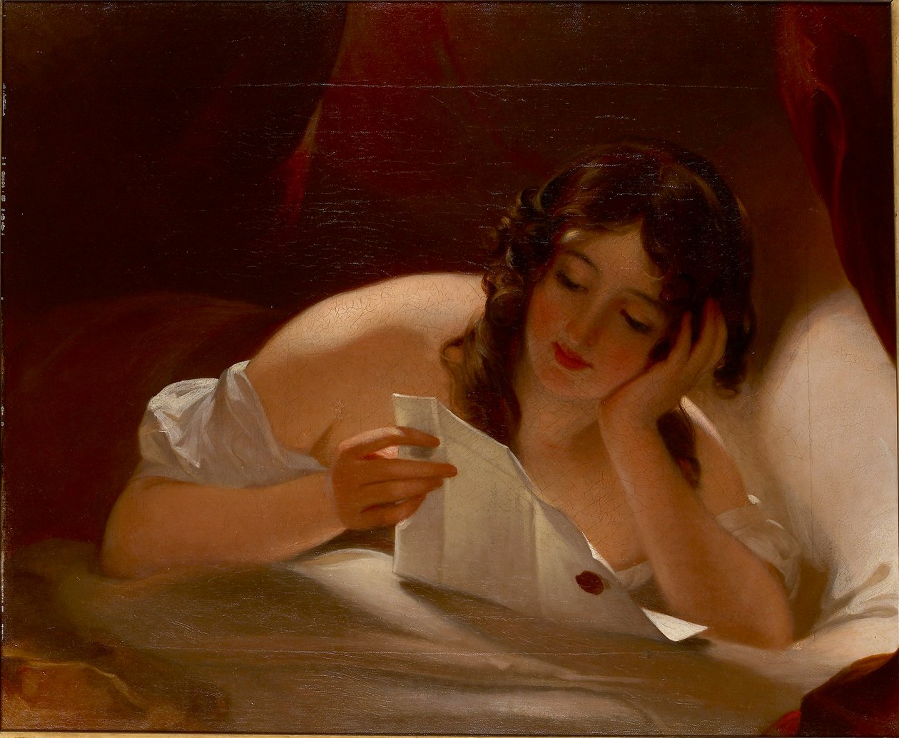 A szerelmes levél, 1834 alkotó: Thomas Sully