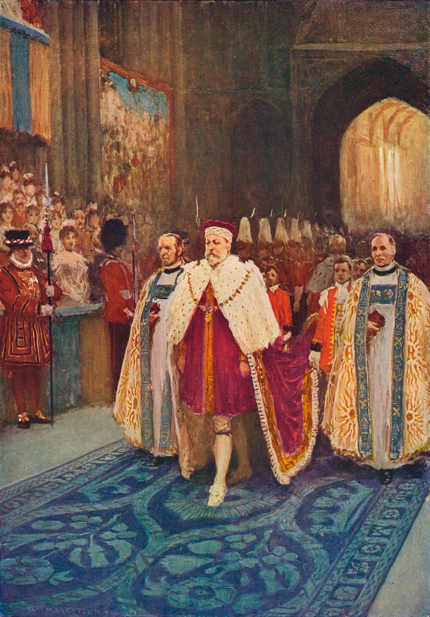 VII. Edward király és Alexandra királynő koronázása, 1902, 1906 alkotó: Unbekannt