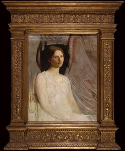 Tanulmány az ülő angyalhoz alkotó: Abbott Handerson Thayer
