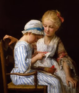 A hímzőnők alkotó: Albert Anker