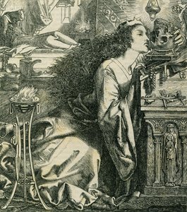 Rosamund, a langobardok királynője alkotó: Anthony Frederick Augustus Sandys