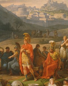 Temetési játékok Patroklosz tiszteletére, görög hősök részlete, 1790 körül olaj, vászon lásd még 346198