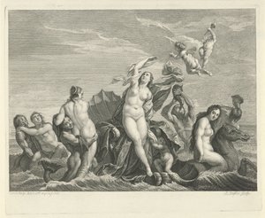 Triomf van Galatea alkotó: Bernard Picart