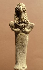 Asera figurája, kánaáni, ie 999-600 (agyag)