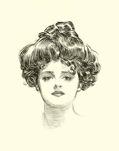 Illusztráció: A társadalmi létra alkotó: Charles Dana Gibson