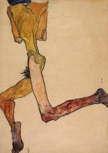 Fekvő meztelen férfi, 1910