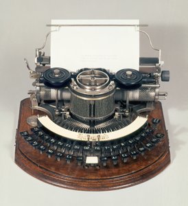 Hammond írógép, ideális billentyűzettel, 1895 körül