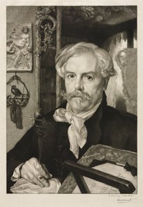 Edmond de Goncourt portréja, 1882.