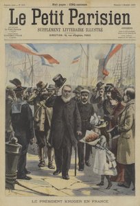 Paul Kruger, a Transvaal korábbi elnöke Franciaországba érkezik