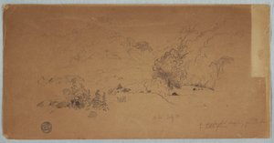 Kilátás Toche, Kolumbia alkotó: Frederic Edwin Church
