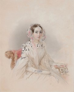 Teréz nassau-weilburgi hercegnő portréja 1815-1871, 1838