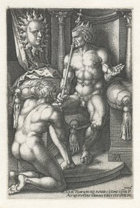 Sol Apollo A hét bolygó (sorozat címe) alkotó: Heinrich Aldegrever