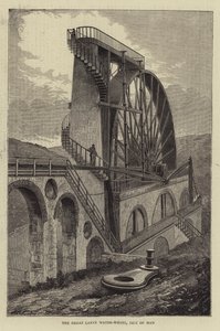 The Great Laxey Water-Wheel, Man-sziget alkotó: Hubert von Herkomer