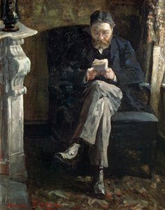 A művész édesapjának portréja alkotó: James Ensor