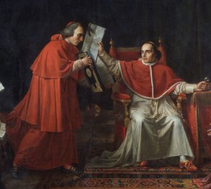 Pius pápa (1742-1823) augusztus 15-én aláírta a konkordátumot Franciaország és a szent ostrom (Saint Siege) között