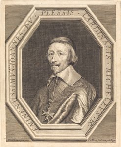 Richelieu bíboros alkotó: Jean Morin after Philippe de Champaigne