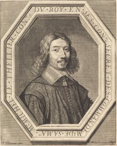 Michel le Tellier alkotó: Jean Morin after Philippe de Champaigne