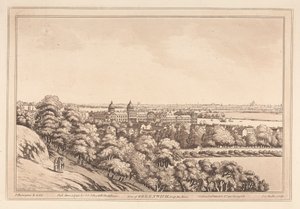 Kilátás Greenwichre és fel a folyóra alkotó: Joseph Constantine Stadler
