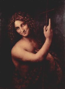 Franciául:  Keresztelő Szent János alkotó: Leonardo da Vinci