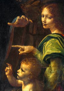La Vierge aux rochers - A sziklák Madonnája ... alkotó: Leonardo da Vinci
