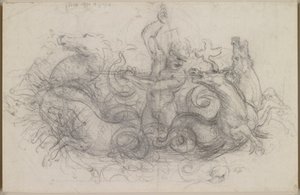 Leonardo da Vinci - Neptunusz, 1504-5 körül alkotó: Leonardo da Vinci