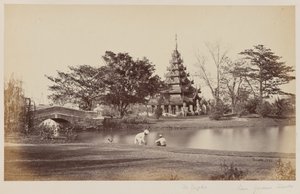 „Kilátás az Eden Gardensre”, Kalkutta alkotó: Unknown photographer