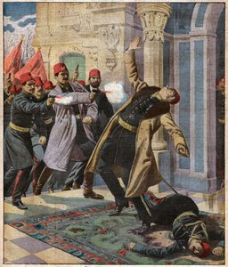 Oszmán puccs: Enver pasa és a CUP megszállja a császári palotát és megöli Nazin pasa minisztert, 1913. február 9.