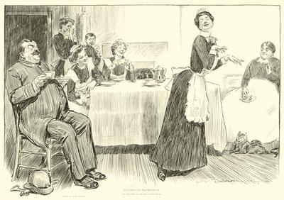 Illusztráció: A társadalmi létra alkotó: Charles Dana Gibson