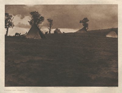 I. portfólió, 24. tábla: A Hilltop Camp-Jicarilla alkotó: Edward S. Curtis