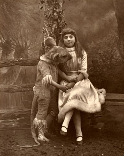 Alice és a dormouse, 1887 alkotó: Ernest Barraud