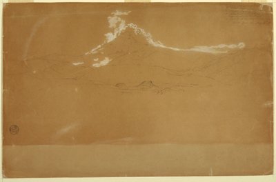 Mount Chimborazo, Guanojo és Guaranda közelében, Ecuadorban alkotó: Frederic Edwin Church