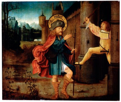 Szent Rókus kiűzése Rómából, 15. század vége alkotó: German Master