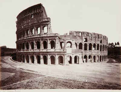 A Colosseum vagy a Flavius-amfiteátrum, Róma alkotó: Giorgio Sommer