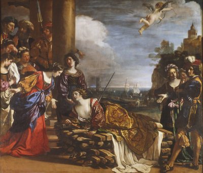 Dido halála alkotó: Guercino