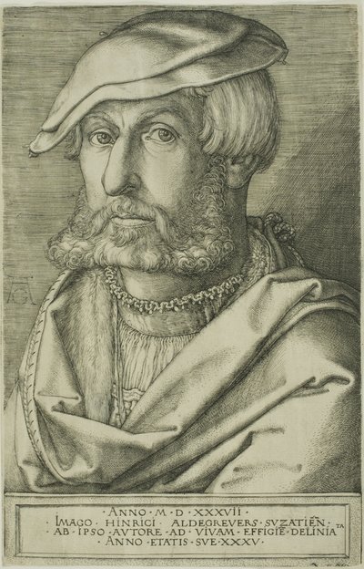 Heinrich Aldegrever, 35 éves alkotó: Heinrich Aldegrever