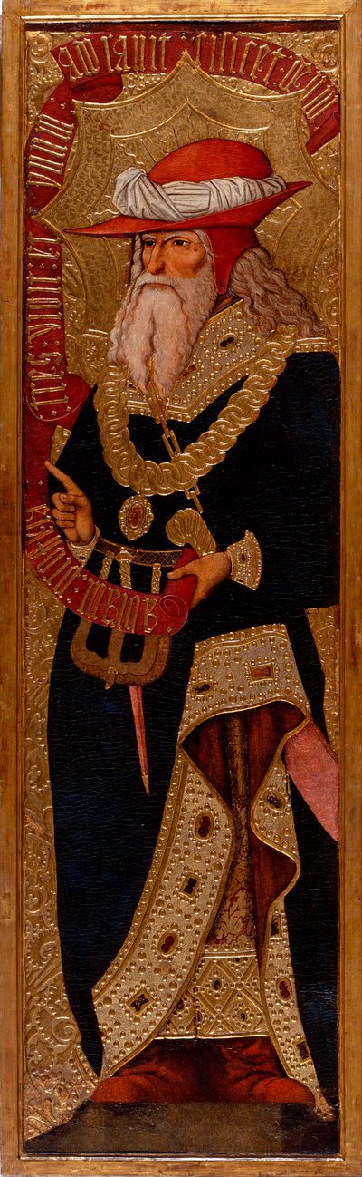 Ábrahám – Joan Gasco festménye (aktív 1500-1529) – kb. 1500 - Tempera panelen - 233,5x66,1 - Katalónia Nemzeti Művészeti Múzeum, Barcelona alkotó: Joan Gascó