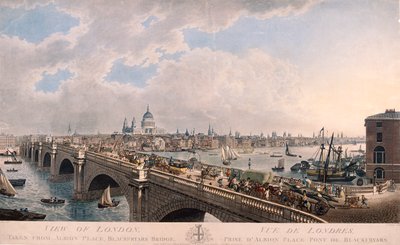 London City délről, 1802 alkotó: Joseph Constantine Stadler