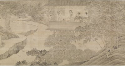 Összejövetel az orchidea pavilonban alkotó: Ming Dynasty Chinese School