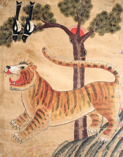 Seonangsin (természetes pigment, papír) alkotó: School Korean