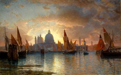 Santa Maria della Salute, Naplemente, 1870-85. alkotó: William Stanley Haseltine