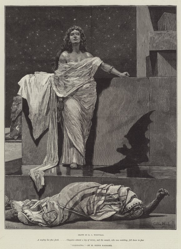 Kleopátra, H Rider Haggard alkotó: Richard Caton Woodville junior